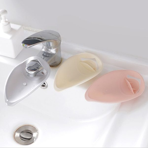 Faucet Extender Solid Color Sink Handle Extension Toddler For Bathroom Children Hand Wash (Pink) - Image 9