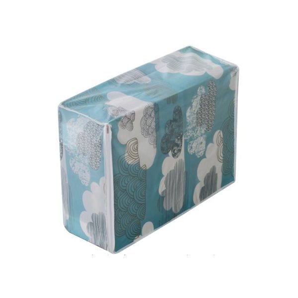 Bed Storage Dustproof Dampproof Quilt Storage Folding Clothes Bag, Size: 55x36x20cm (Clouds) - Image 2