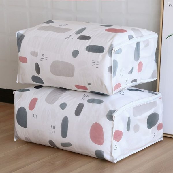 Bed Storage Dustproof Dampproof Quilt Storage Folding Clothes Bag, Size: 55x36x20cm (Clouds) - Image 6