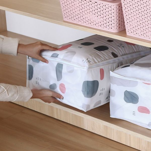 Bed Storage Dustproof Dampproof Quilt Storage Folding Clothes Bag, Size: 55x36x20cm (Clouds) - Image 7