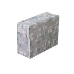 Bed Storage Dustproof Dampproof Quilt Storage Folding Clothes Bag, Size: 57x40x22cm (Long Grass)