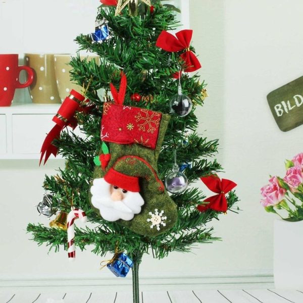 Lovely Christmas Stockings Socks Gift Bag Xmas Tree Decor Festival Party Supplies (Elk) - Image 3