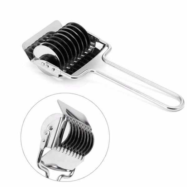 Stainless Steel Manual Pressing Machine Noodle Cutter Pastry Tool For the Kitchen - Image 4