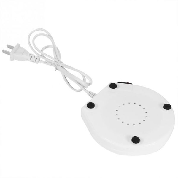 Beverage Heater Tray Pad Milk Tea Coffee Mug Hot Drinks Cup Heater, Shape: Round (White) - Image 5