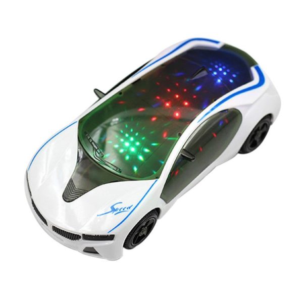 3D Supercar Style Electric Toy With Wheel Lights Music Singing Kids Boys Girls Gift Electric Universal (As show) - Image 2
