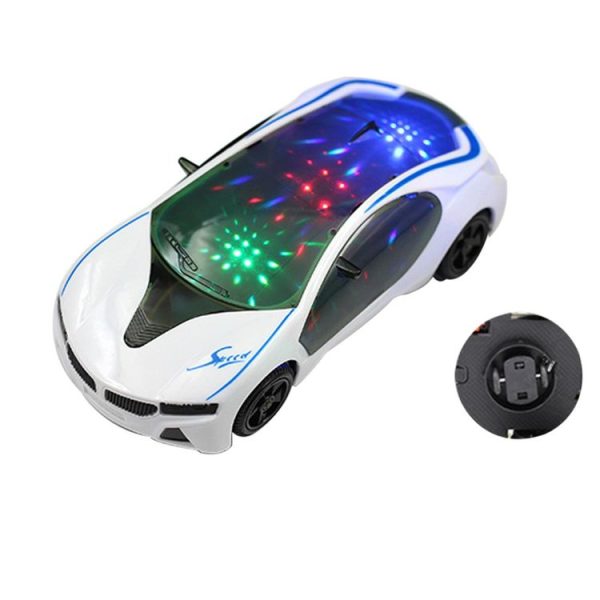 3D Supercar Style Electric Toy With Wheel Lights Music Singing Kids Boys Girls Gift Electric Universal (As show) - Image 6