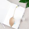 3 PCS Cute Cartoon Leaf Texture Metal Bookmark Business Gift Student Stationery (Alice) - Image 6