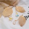 3 PCS Cute Cartoon Leaf Texture Metal Bookmark Business Gift Student Stationery (Alice) - Image 7