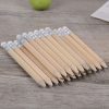 12 PCS Sharpened Pencil Round Writing Pen Wooden Student Stationery with Eraser, Lead Hardness: HB (Wood) - Image 6