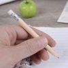 12 PCS Sharpened Pencil Round Writing Pen Wooden Student Stationery with Eraser, Lead Hardness: HB (Wood) - Image 7