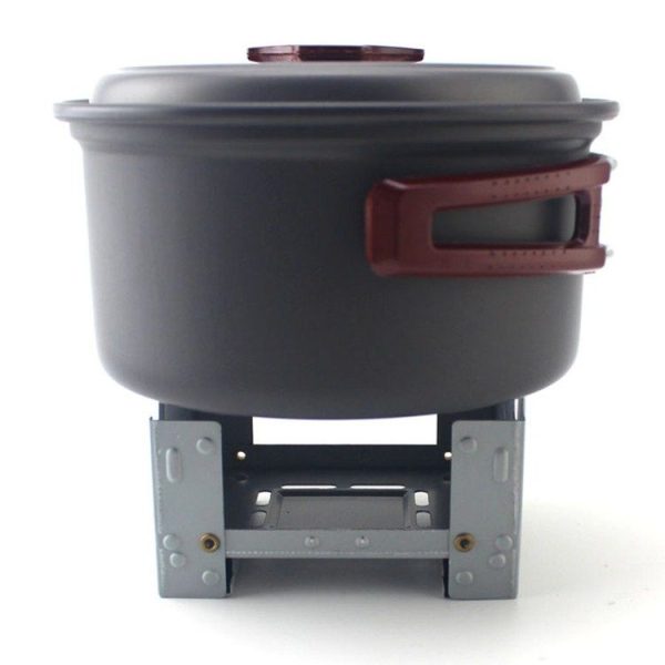 2 PCS Outdoor Picnic Stove Solid Fuel Stove Portable Stove Without Pot - Image 7