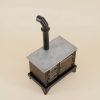 Doll House Kitchen Accessories Metal Cooking Bench Long Chimney - Image 3