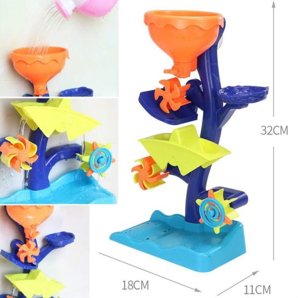 Baby Bathing Water Toy Gear Swing Waterwheel Children Beach Toys - Image 7