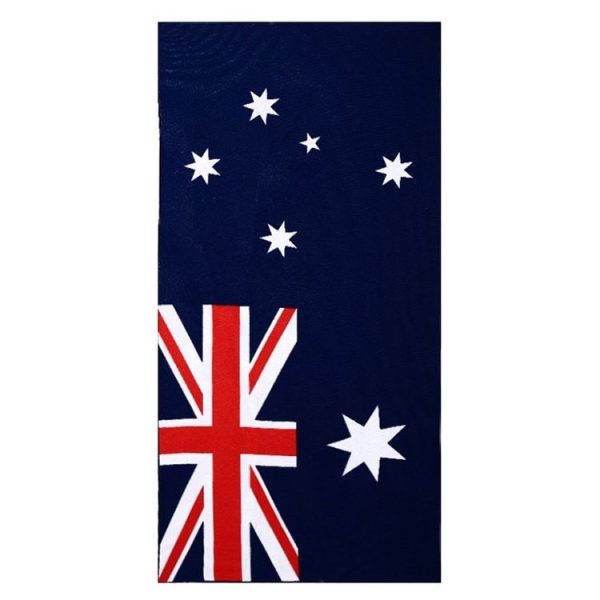 Summer Beach Towel Absorbent Microfiber Bath Towels Adult Quicky-dry Camping Large Swimming Shower Yoga Sport Towels (Australian Flag) - Image 2