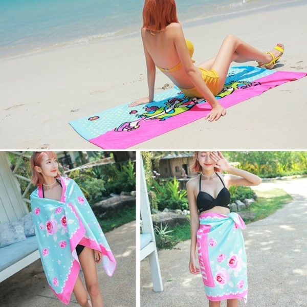 Summer Beach Towel Absorbent Microfiber Bath Towels Adult Quicky-dry Camping Large Swimming Shower Yoga Sport Towels (Australian Flag) - Image 3