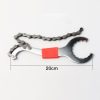 2 PCS Three-in-one Bicycle Integrated Bottom Shaft Flywheel Fixed Wrench Tail Hook Tool - Image 2
