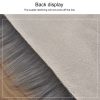 Luxury Rectangle Square Soft Artificial Wool Sheepskin Fluffy Rug Fur Carpet, Size: 45x45cm (Gray) - Image 2