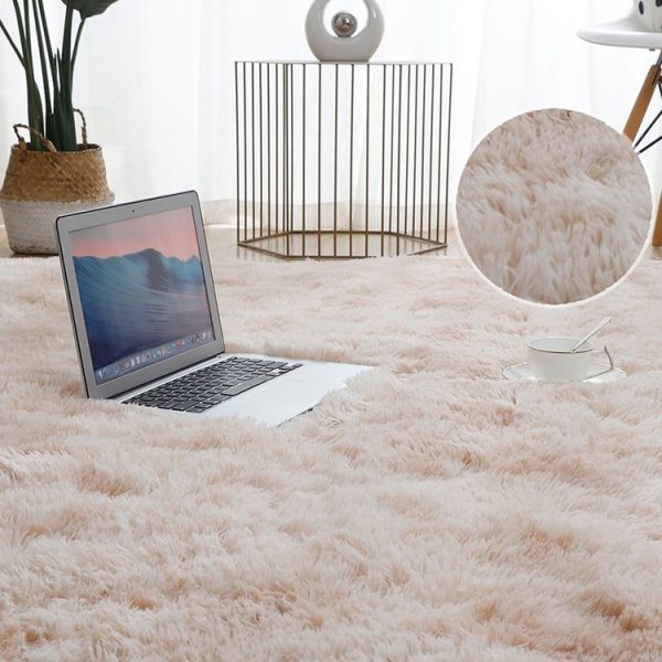 Luxury Rectangle Square Soft Artificial Wool Sheepskin Fluffy Rug Fur Carpet, Size: 45x45cm (Gray) - Image 6
