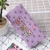 Cartoon Cute Owl Lady Wallet Long Clutch Bag (Purple) - Image 2