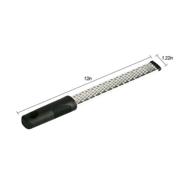 Portable Rectangle Stainless Steel Cheese Grater Tools Chocolate Lemon Fruit Peeler (Color box) - Image 3