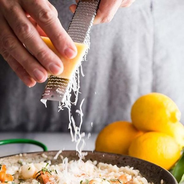 Portable Rectangle Stainless Steel Cheese Grater Tools Chocolate Lemon Fruit Peeler (Color box) - Image 7