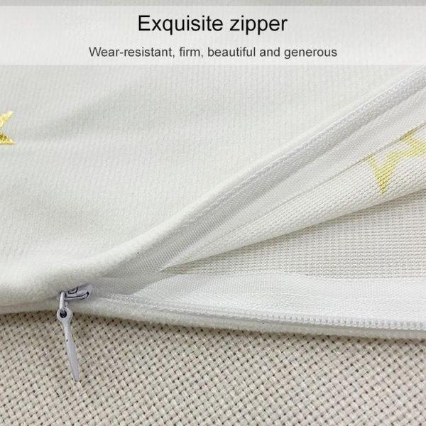 Merry Christmas Pillow Case Gold Foil Printing Pillow Cover Sofa Waist Throw Cushion Cover Coffee Shop Decorative 43cm x 43cm (17) - Image 4