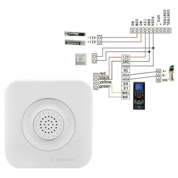Alarm Wire Access Control Door Bell for Home Office Access Control System, DC 12V - Image 4