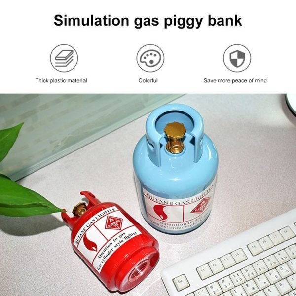 Kids Toy Simulated Gas Tank Coin Money Saving Storage Box Piggy Bank (Random Color Delivery) - Image 3