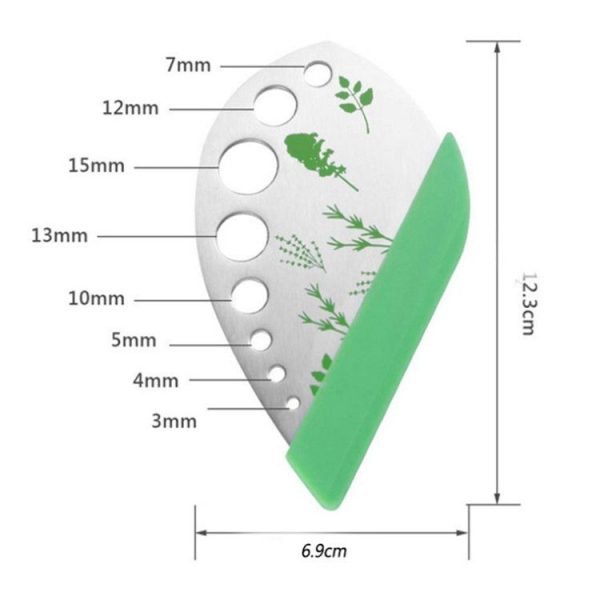 Creative 9-hole Vanilla Cutter Multi-function Stainless Steel Vanilla Peeler Stripper - Image 3