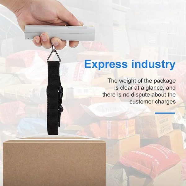 50kg x 10g Portable Electronic LCD Digital Hanging Luggage Scale - Image 7