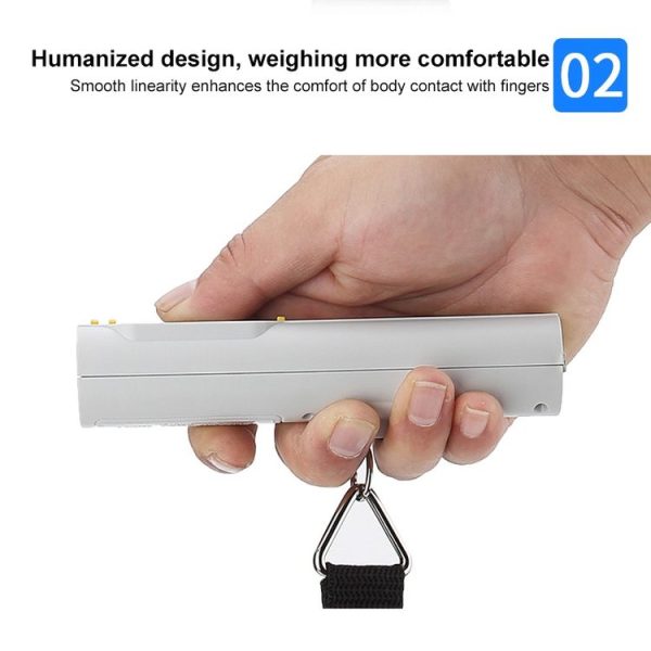 50kg x 10g Portable Electronic LCD Digital Hanging Luggage Scale - Image 9