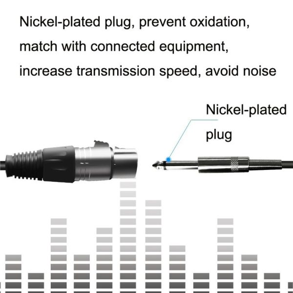 6.35mm Caron Male To XLR 2pin Balance Microphone Audio Cable Mixer Line, Size: 1.5m - Image 4