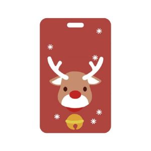 Personality Christmas Gifts PVC Soft Bus Card Sets (Elk)