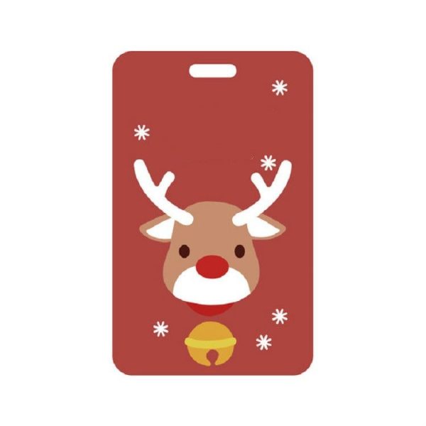 Personality Christmas Gifts PVC Soft Bus Card Sets (Elk)