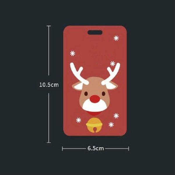 Personality Christmas Gifts PVC Soft Bus Card Sets (Elk) - Image 5