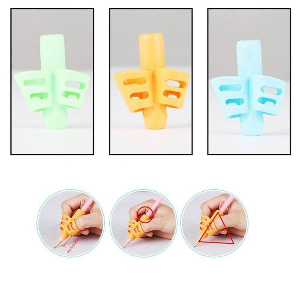 Non-toxic Children Pencil Writing Aid Grip Posture Correction Tools, Random Color Delivery - Image 5