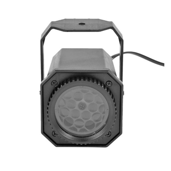 8W LED Stage Lighting Christmas Snowflake Pattern Projection Lamp Effect Laser Light, Plug Specifications: EU Plug (Multiple Holes) - Image 3
