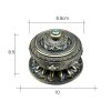 Unique Mosquito Incense Burner Mosquito Coil Holder with Metal Mesh Cover (Gold) - Image 2