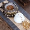 Unique Mosquito Incense Burner Mosquito Coil Holder with Metal Mesh Cover (Gold) - Image 5