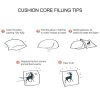 2 PCS Black and White Simple and Modern Geometric Abstract Decorative Pillowcases Polyester Throw Pillow Case (10) - Image 5