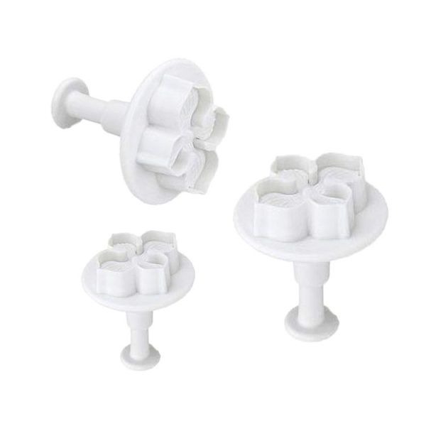 2 Set Silicone Hydrangea Fondant Cake Decorating Flower Blossom Mold (3 PCS Hydrangea) - Image 3