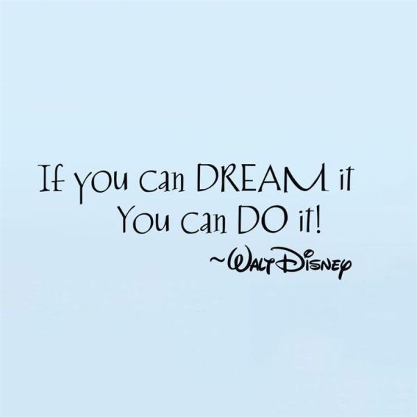 If You Can Dream It English Rumor Living Room Bedroom Decoration Paper Wall Sticker - Image 5