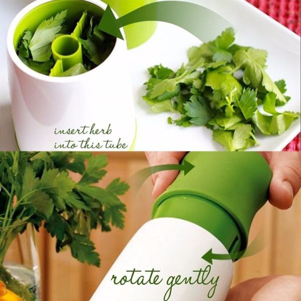 Portable Vegetable Garlic Ginger Coriander Chopper Food Cutter Multifunction Kitchen Cooking Herb Grinder - Image 5