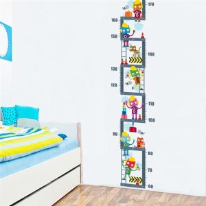 Cartoon Kindergarten Wall Decoration Height Stickers Green Wall Stickers
