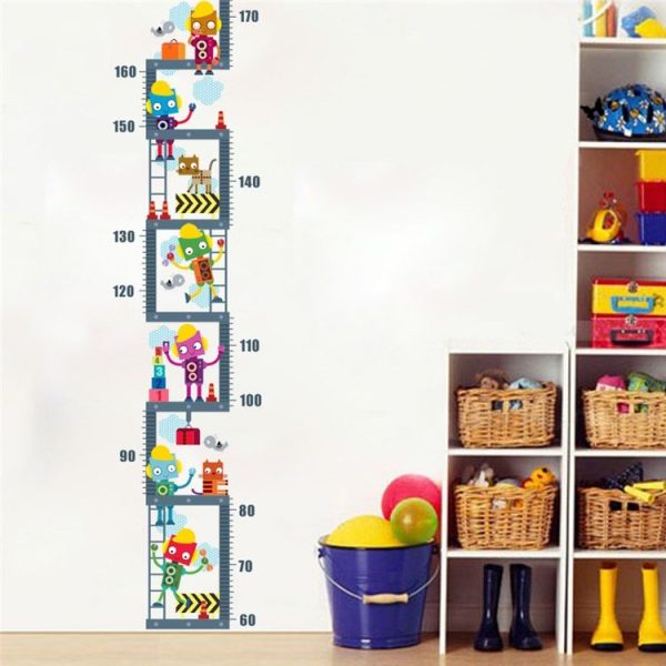 Cartoon Kindergarten Wall Decoration Height Stickers Green Wall Stickers - Image 5