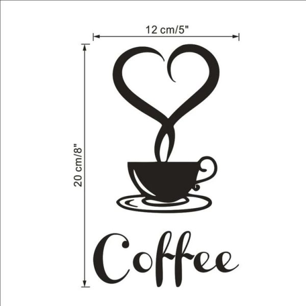 5 PCS Waterproof Removable Art DIY Kitchen Decor Environmental Protection Wall Sticker - Image 2