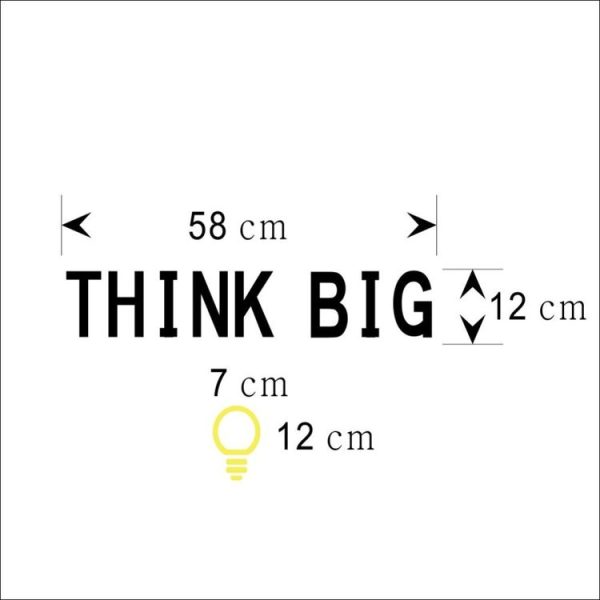 THANK BIG English Alphabet Carved Rumors Waterproof Removable Wall Sticker - Image 4