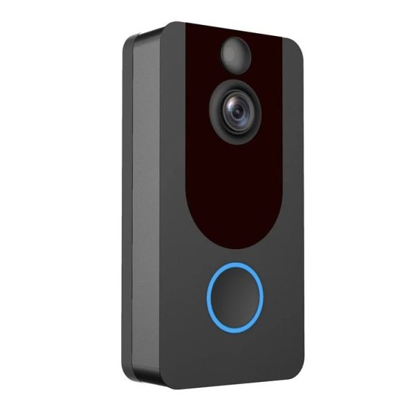 V7 Standard Edition 1080P Full HD Weather Resistant WiFi Security Home Monitor Intercom Smart Phone Video Doorbell without Dingdong Machine, Support Two-way Audio, PIR Motion Detection, Night Vision - Image 2