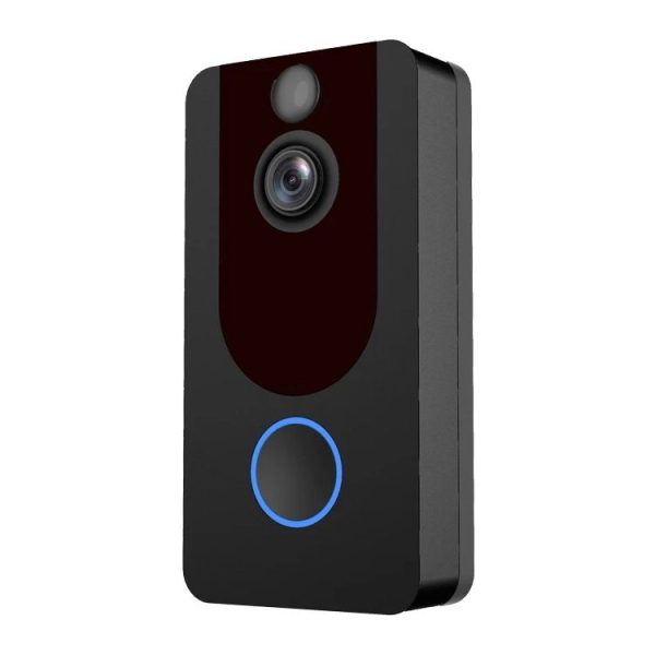 V7 Standard Edition 1080P Full HD Weather Resistant WiFi Security Home Monitor Intercom Smart Phone Video Doorbell without Dingdong Machine, Support Two-way Audio, PIR Motion Detection, Night Vision - Image 3