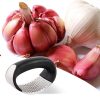 Stainless Steel Garlic Presser Manual Garlic Mincer Chopping Garlic Tools - Image 5